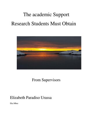cover image of The Academic Support Research Students Must Obtain from Supervisors